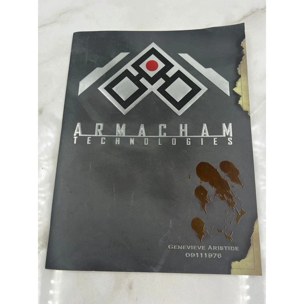 FEAR 2 Project Origin Armacham Assessment Briefing Manual Video Game Collectible